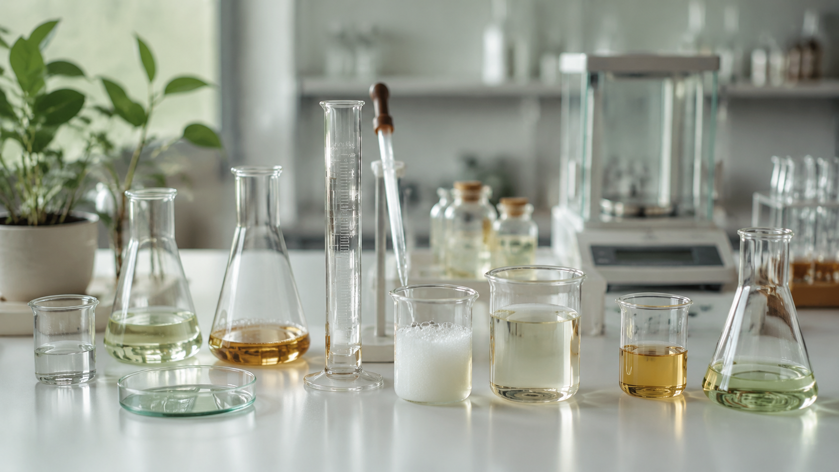 Dans le laboratoire SIC : comment naît un détergent
